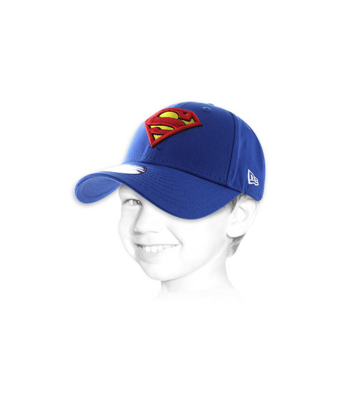 Superman cap kid size Cap Enfant Hero Superman